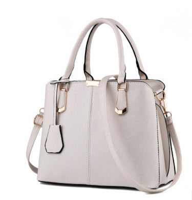 Solid Color Fashion Ladies Handbag Large Capacity - Zara-Craft