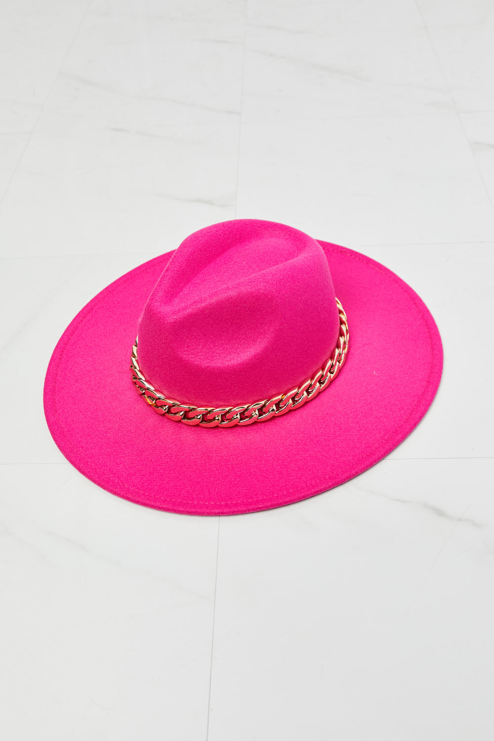 Fame Keep Your Promise Fedora Women Hat in Pink - Zara-Craft