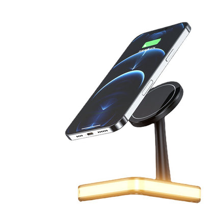 4 In 1 Magnetic Wireless Charger Stand For IPhone 14/13/12 Pro Max Apple Apple 8 7 6 Airpods Fast Charging Dock Station - Zara-Craft