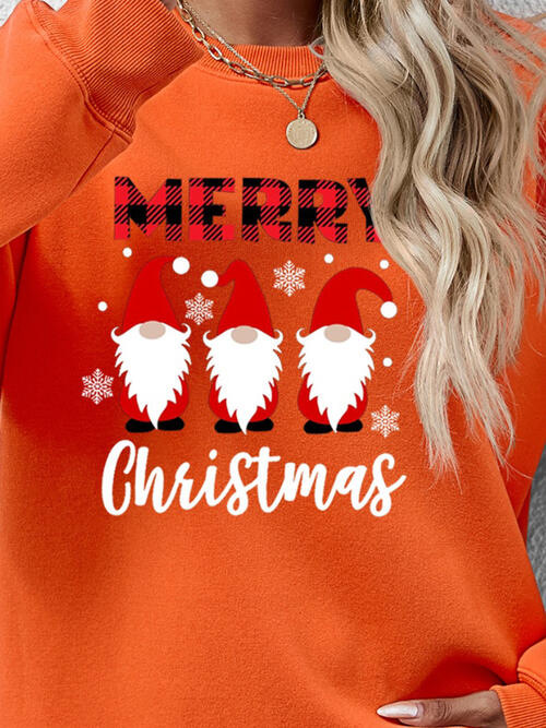 MERRY CHRISTMAS Long Sleeve Women Sweatshirt