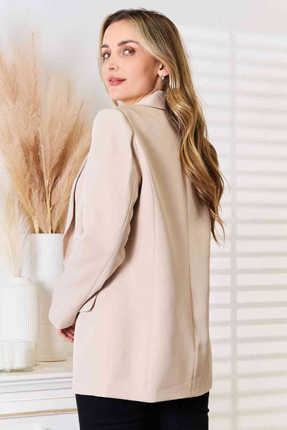 Devine Shawl Collar Long Sleeve Women Blazer