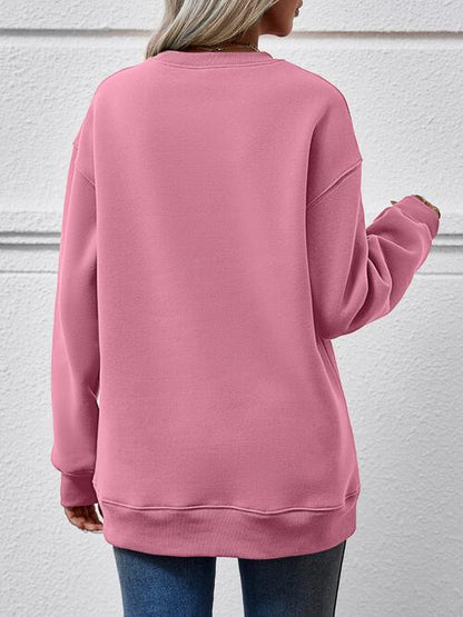 THE HELL I WON'T Round Neck Long Sleeve Women Sweatshirt