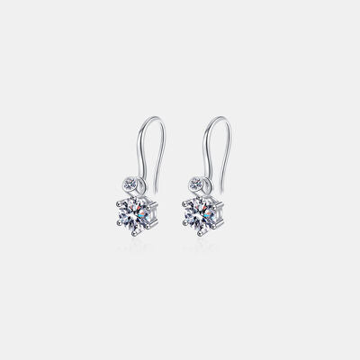 2 Carat Moissanite 925 Sterling Silver Women Earrings