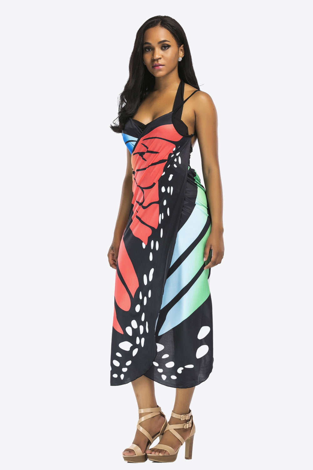 Butterfly Spaghetti Strap Cover Up - Zara-Craft