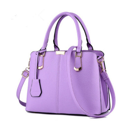 Solid Color Fashion Ladies Handbag Large Capacity - Zara-Craft