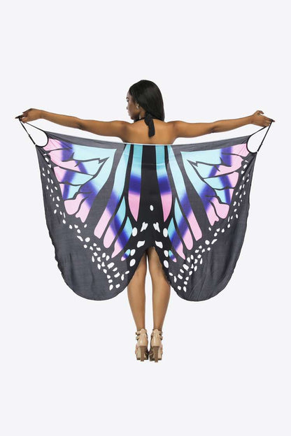 Butterfly Spaghetti Strap Cover Up - Zara-Craft