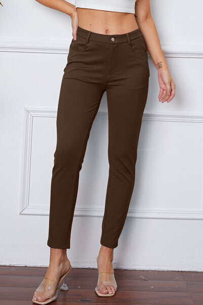 Stretch Stitch Women Pants by Basic Bae