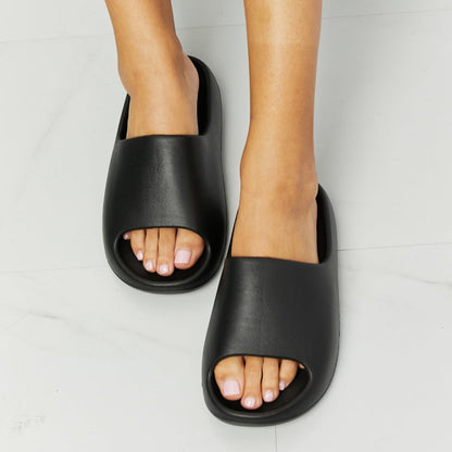 NOOK JOI In My Comfort Zone Slides in Black