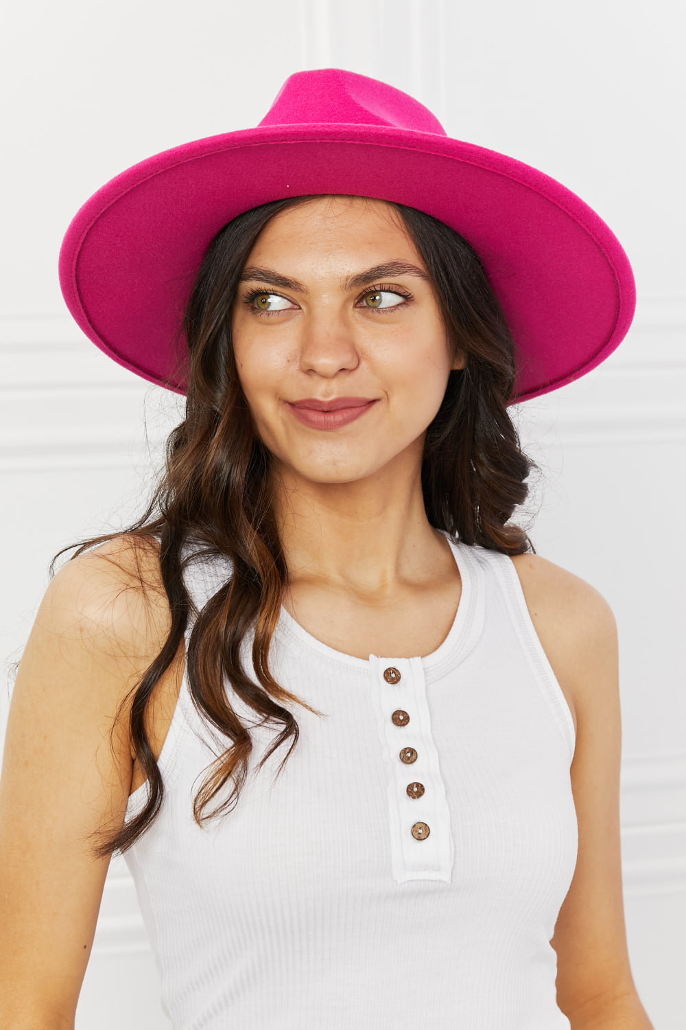 Fame Keep Your Promise Fedora Women Hat in Pink - Zara-Craft