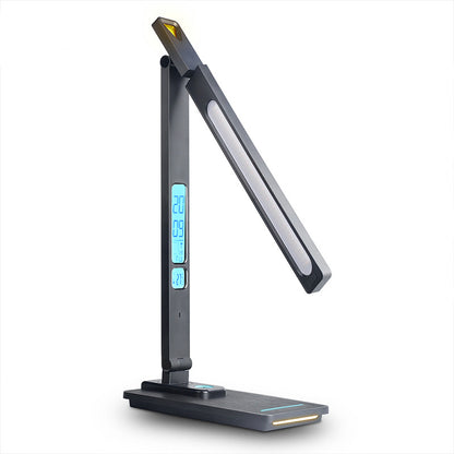 Multifunctional LED Desk Lamp with Display Screen and Alarm Clock, Wireless Charging Office Lamp - Zara-Craft