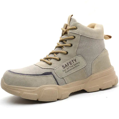 Safety Steel-Toe Men's Working Boots