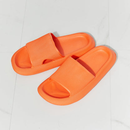 MMShoes Arms Around Me Open Toe Slide in Orange