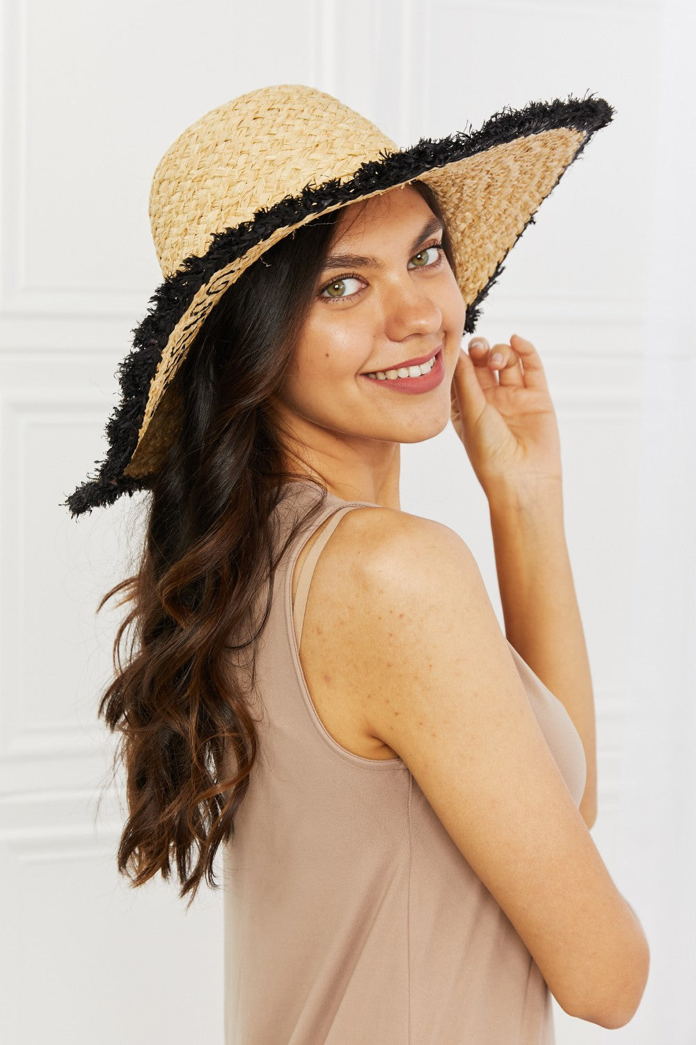 Fame Sunshine Straw Fringe Hat - Zara-Craft