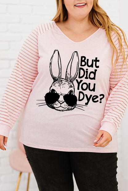 Plus Size BUT DID YOU DYE Graphic Easter Women T-Shirt