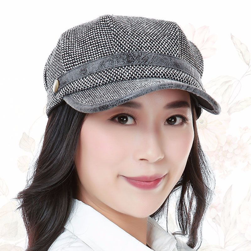 Woolen Octagonal Women Hat - Zara-Craft