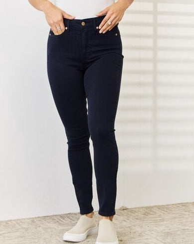 Judy Blue Full-Size Garment Dyed Tummy Control Skinny Women Jeans