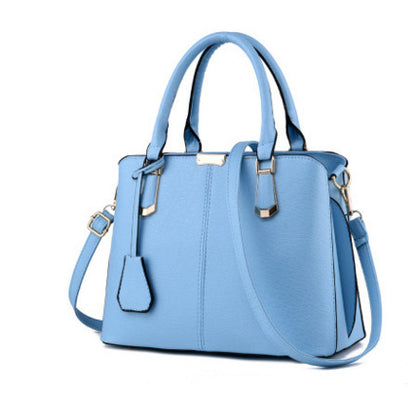 Solid Color Fashion Ladies Handbag Large Capacity - Zara-Craft