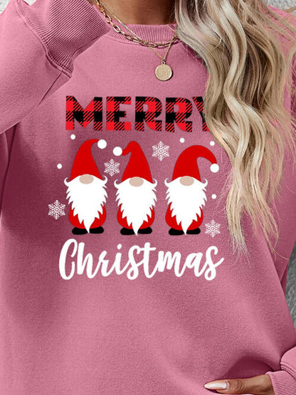 MERRY CHRISTMAS Long Sleeve Women Sweatshirt