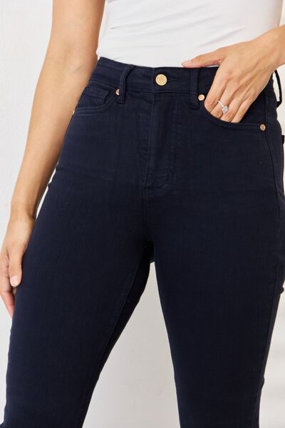 Judy Blue Full-Size Garment Dyed Tummy Control Skinny Women Jeans