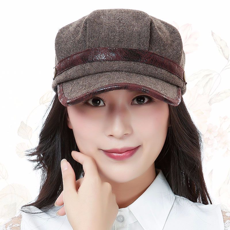 Woolen Octagonal Women Hat - Zara-Craft