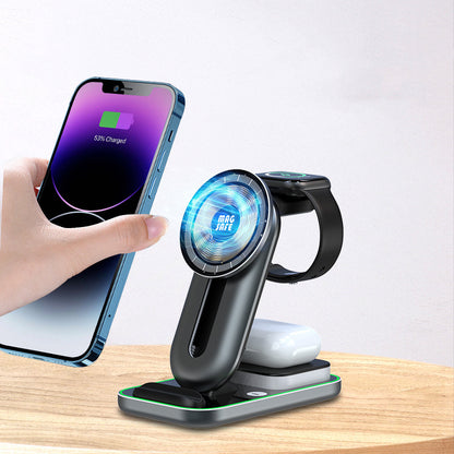 15W Small Night Light Wireless Charger 4-in-1 - Zara-Craft