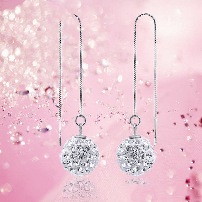 Crystal Earring Earrings Korean Style Earrings Fashion Jewelry - Zara-Craft