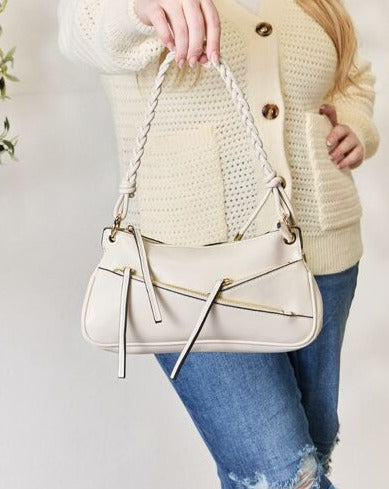 SHOMICO Braided Strap Shoulder Women Bag