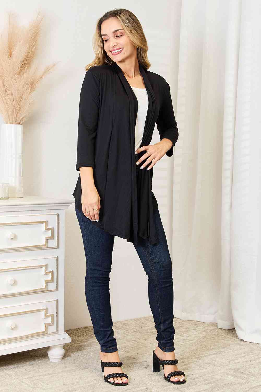 Culture Code Full Size Open Front Women Cardigan