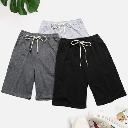 Drawstring Waist Three-Piece Women Shorts Set