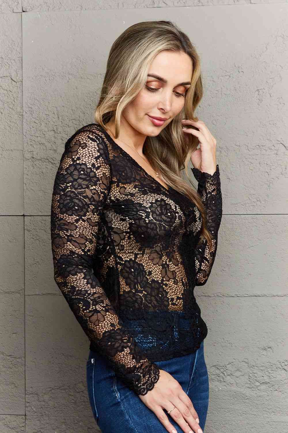 Ninexis Be Kind Off The Shoulder Lace Women Top