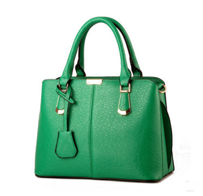 Solid Color Fashion Ladies Handbag Large Capacity - Zara-Craft