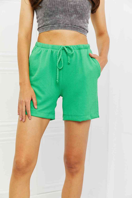 Blumin Apparel Too Good Full Size Ribbed Women Shorts